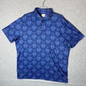 Tailorbyrd Golf Polo Shirt Moisture‎ Wicking Quick Dry Blue XL